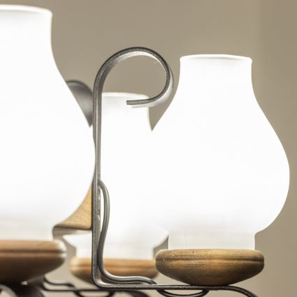 Brilagi - Полилей на верига ROATA 8xE14/40W/230V Ø 70 см бук