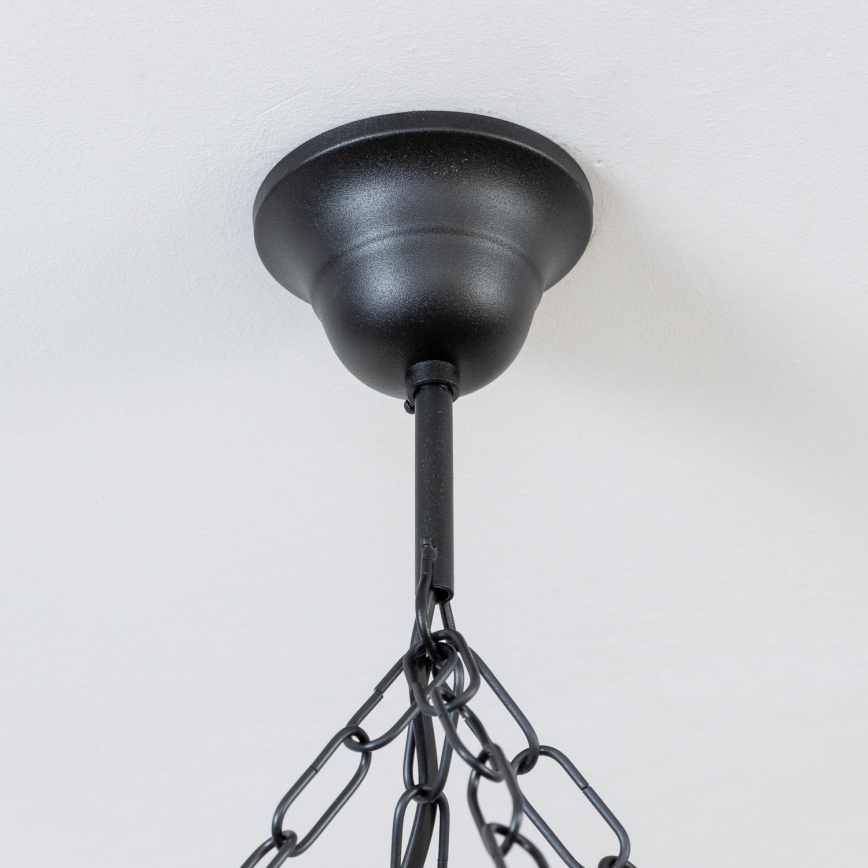 Brilagi - Полилей на верига TIMONA 8xE14/40W/230V Ø 70 см бук/орех