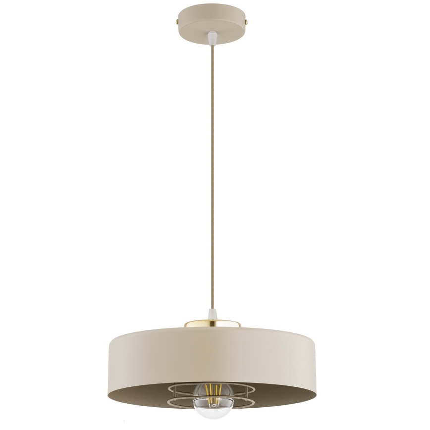 Brilagi - Полилей на кабел 1xE27/60W/230V pr. 30 cm бежово/златно