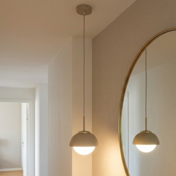 Brilagi - Полилей на кабел COSMO 1xE27/60W/230V Ø 18 cm бежово/златно