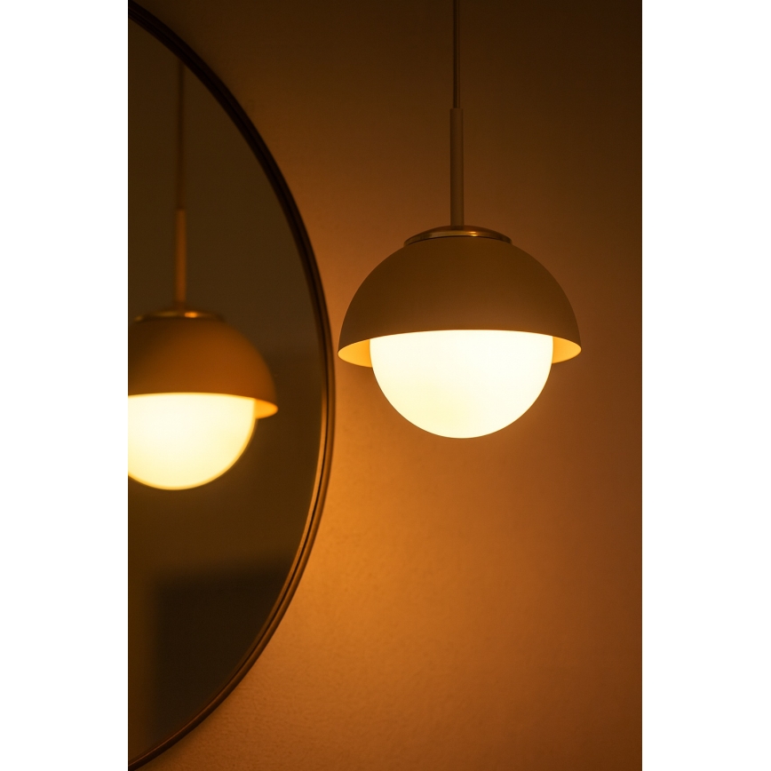 Brilagi - Полилей на кабел COSMO 1xE27/60W/230V Ø 18 cm бежово/златно