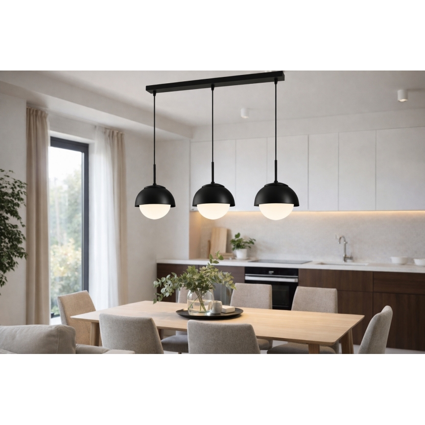 BRILAGI - Полилей на кабел COSMO 3xE27/60W/230V черен