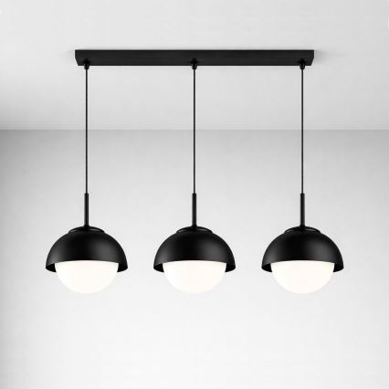 BRILAGI - Полилей на кабел COSMO 3xE27/60W/230V черен