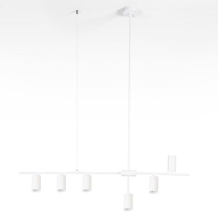 Brilagi - Полилей на кабел CRANE 6xGU10/30W/230V бял