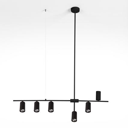 Brilagi - Полилей на кабел CRANE 6xGU10/30W/230V черен