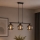 Brilagi - Полилей на кабел DIOR 3xE27/60W/230V черен/димно сив