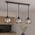 Brilagi - Полилей на кабел DIOR 3xE27/60W/230V черно/димчато сиво