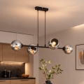 Brilagi - Полилей на кабел DIOR 4xE27/60W/230V черен/димно сив