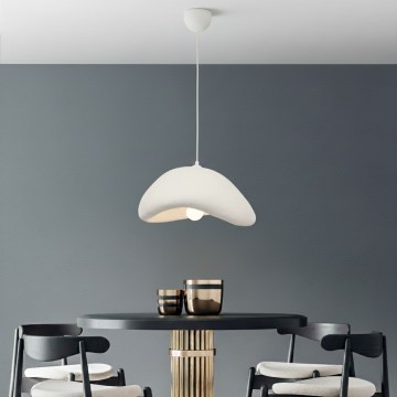 Brilagi - Полилей на кабел LUNA 1xE27/40W/230V Ø 42 cm бял