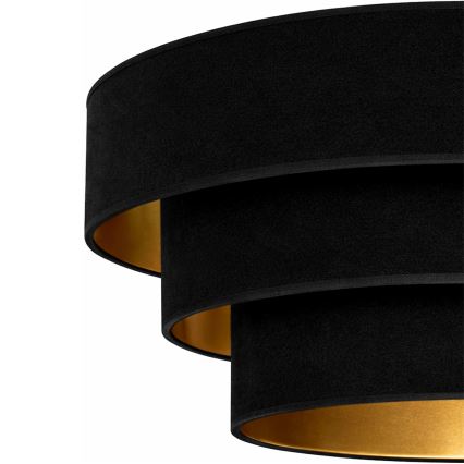 Brilagi - Полилей на кабел LUNETA 1xE27/60W/230V, диаметър 40 см, черен/златист