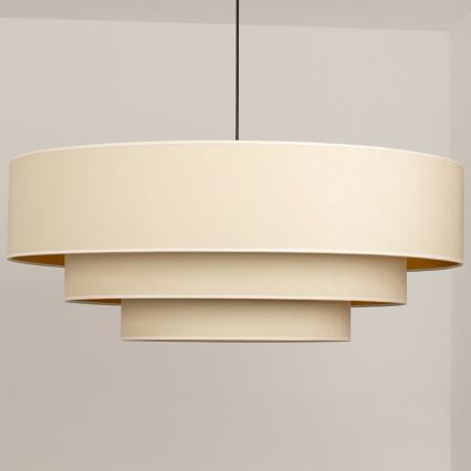 Brilagi - Полилей на кабел LUNETA 3xE27/60W/230V диам. 80 см кремав/златен