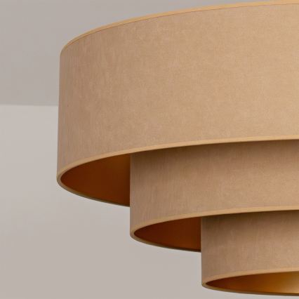 Brilagi - Полилей на кабел LUNETA 3xE27/60W/230V Ø 80 см бежов/златист