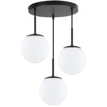 Brilagi - Полилей на кабел MILO 3xE27/60W/230V черен