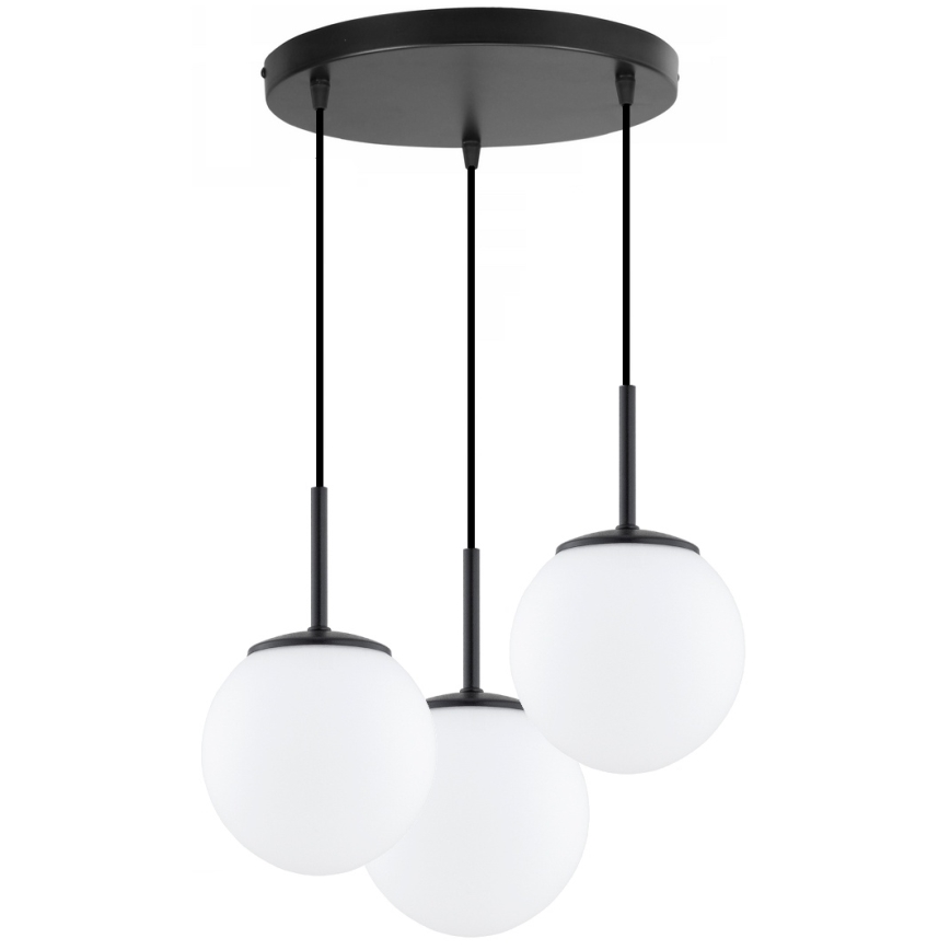 Brilagi - Полилей на кабел MILO 3xE27/60W/230V черен