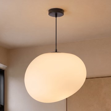BRILAGI - Полилей на кабел PEBBLES 1xE27/40W/230V пр. 40 см черен