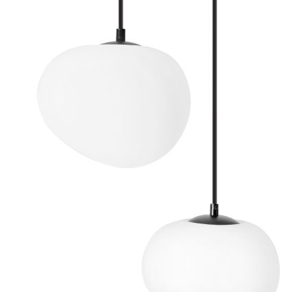 BRILAGI - Полилей на кабел PEBBLES 3xE27/40W/230V черен