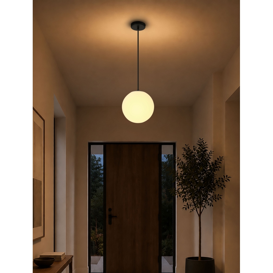 BRILAGI - Полилей на кабел POLOS 1xE27/40W/230V диам. 20 см черен