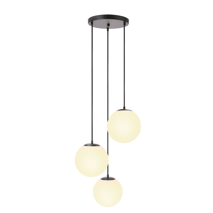 BRILAGI - полилей на кабел POLOS 3xE27/40W/230V Ø 42 см черен