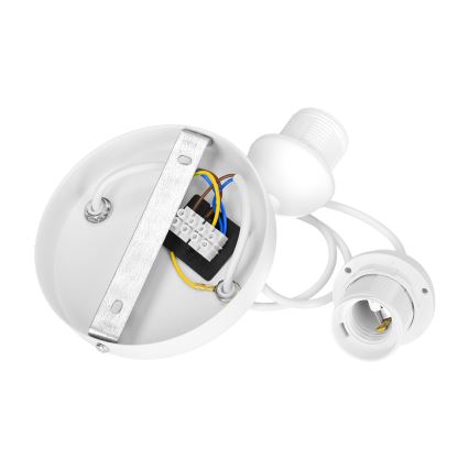 Brilagi - Полилей на кабел RESNA 2xE27/60W/230V, диаметър 30 см, бежов