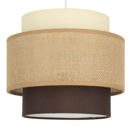 Brilagi - Полилей на кабел RESNA 2xE27/60W/230V Ø 30 см бежово/черно