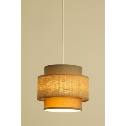 Brilagi - Полилей на кабел RESNA, 3x E27/60W/230V, Ø45 см, кафяв/бежов