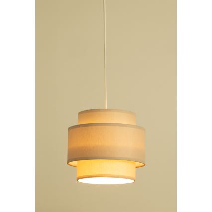 Brilagi - Полилей на кабел RESNA 3xE27/60W/230V Ø 45 см бежов