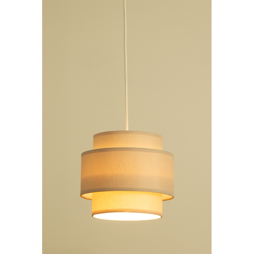 Brilagi - Полилей на кабел RESNA 3xE27/60W/230V Ø 45 см бежов