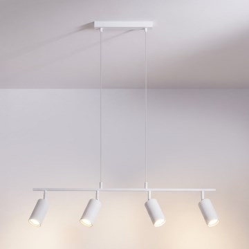 Brilagi - Полилей на кабел SELE 4xGU10/30W/230V бял