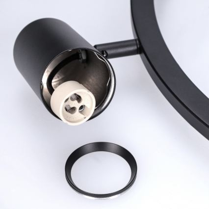 BRILAGI - Полилей на кабел SELE 4xGU10/30W/230V черен