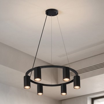 Brilagi - Полилей на кабел SELE 6xGU10/30W/230V черен