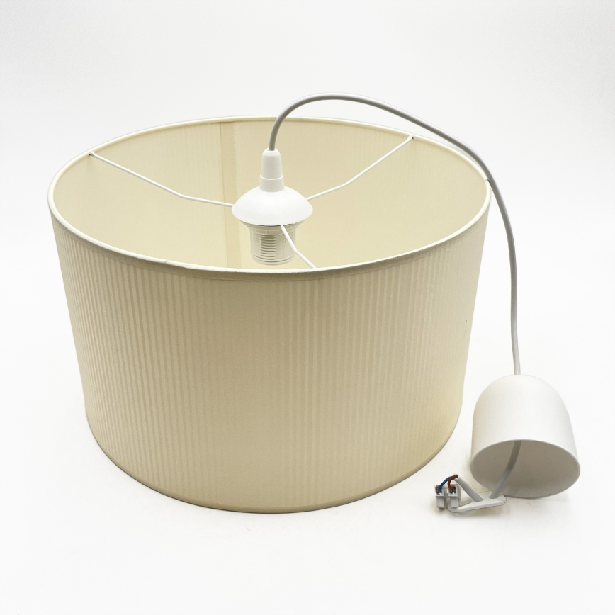 Brilagi - Полилей на кабел SIRIJA MODERN 1xE27/60W/230V Ø 35 см кремав