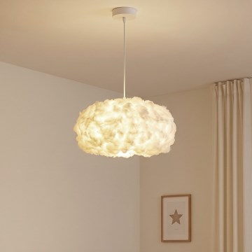 Brilagi - Полилей на кабел SOLEAIR 1xE27/60W/230V, Ø 45 см, бял
