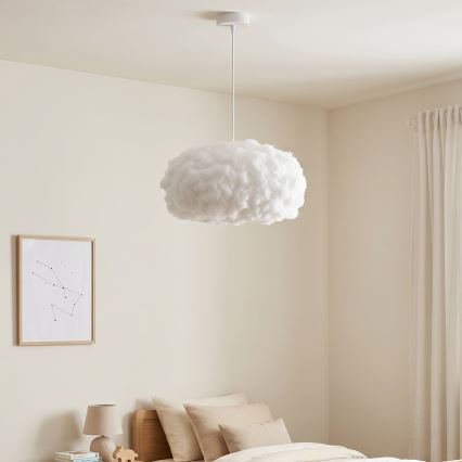 Brilagi - Полилей на кабел SOLEAIR 1xE27/60W/230V, Ø 45 см, бял