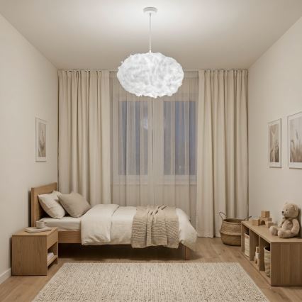 Brilagi - Полилей на кабел SOLEAIR 2xE27/40W/230V Ø 60 cm бял