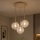 Brilagi - Полилей на кабел STELLA 3xE27/60W/230V бежов/златист