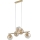 Brilagi - Полилей на кабел VULCANO 5xG9/8W/230V златисто/димчато бежово