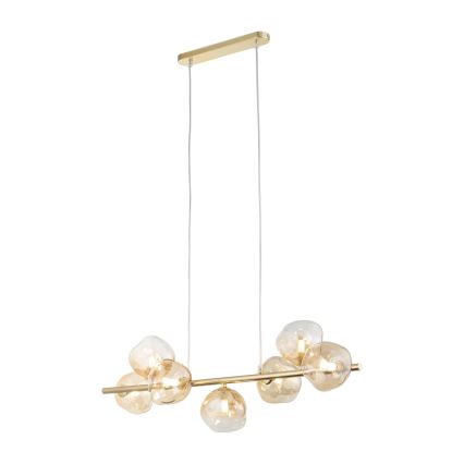 Brilagi - Полилей на кабел VULCANO 7xG9/8W/230V златист/опушено бежово