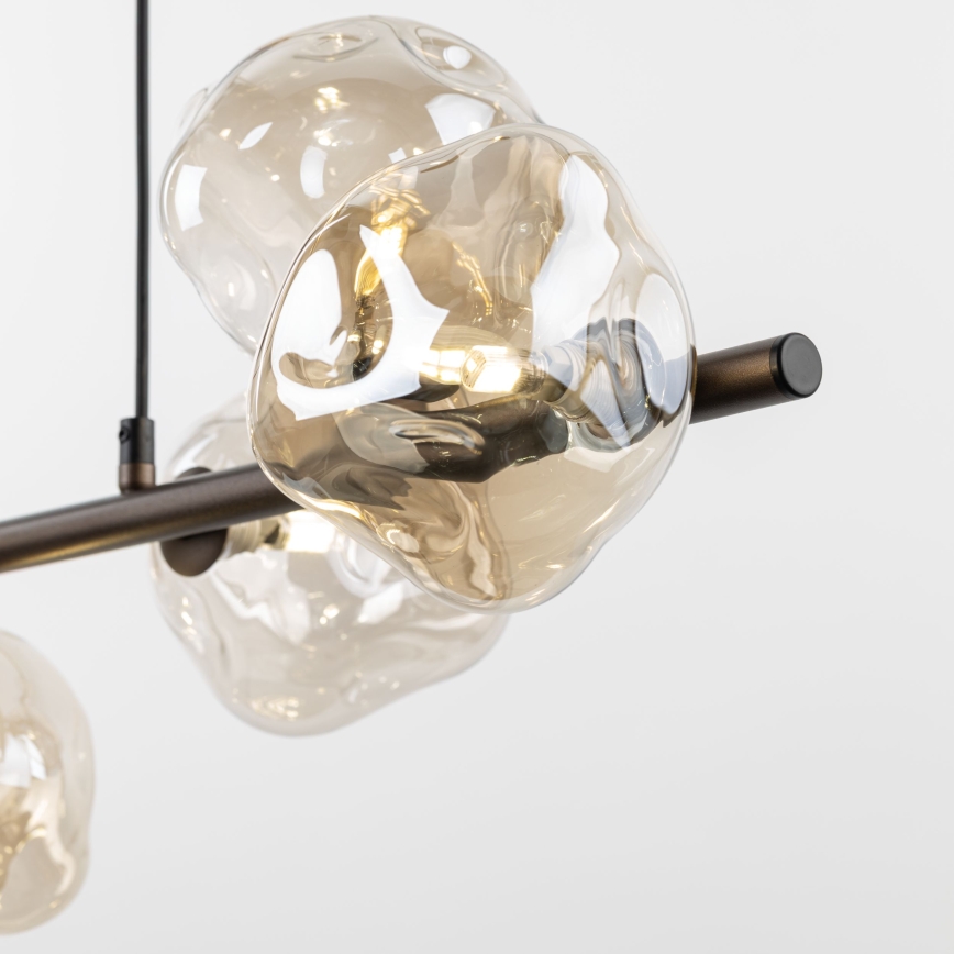 Brilagi - Полилей на кабел VULCANO 7xG9/8W/230V кафяв/димно-бежов