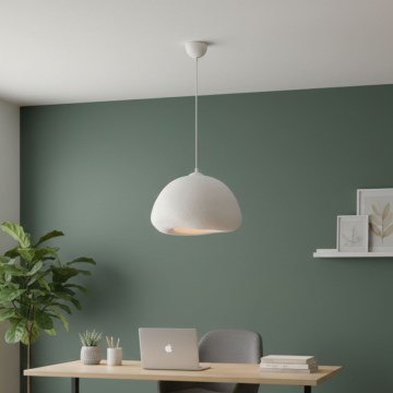 Brilagi - Полилей на кабел WABI SABI 1xE27/40W/230V, диаметър 42 см, бял
