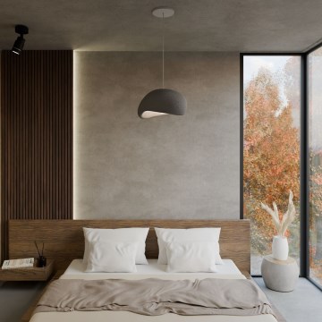 Brilagi - Полилей на кабел WABI SABI 1xE27/40W/230V Ø 35 см сив