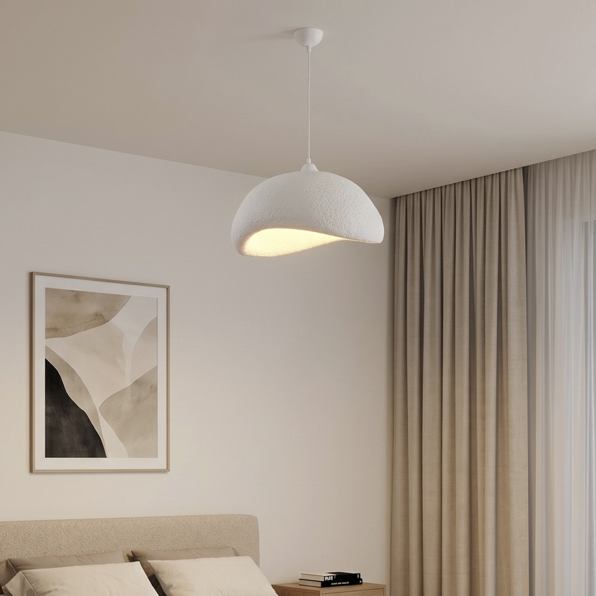 Brilagi - Полилей на кабел WABI SABI 1xE27/40W/230V Ø 42 cm бял