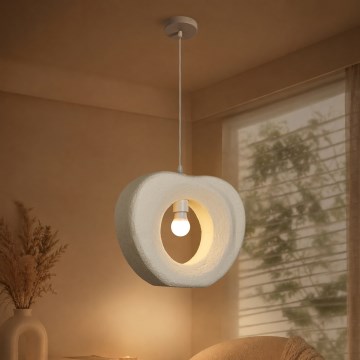 BRILAGI - Полилей на кабел WABI SABI 1xE27/60W/230V Ø 38 см бял