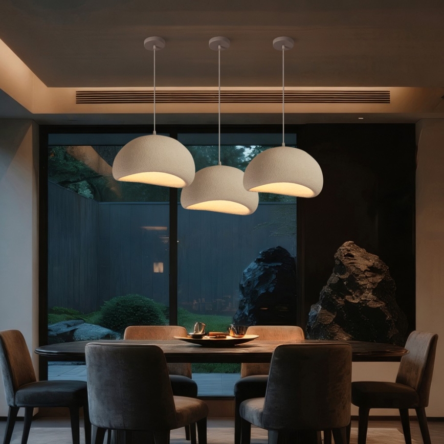 BRILAGI - Полилей на кабел WABI SABI 1xE27/60W/230V Ø 40 cm бял