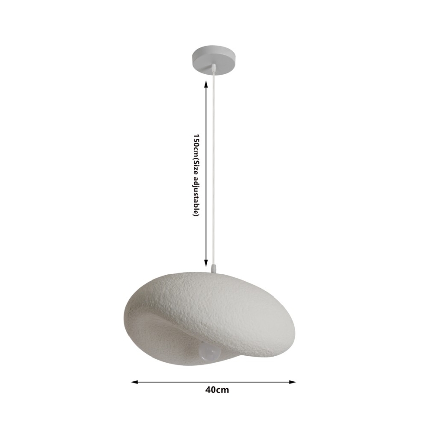 BRILAGI - Полилей на кабел WABI SABI 1xE27/60W/230V Ø 40 cm бял