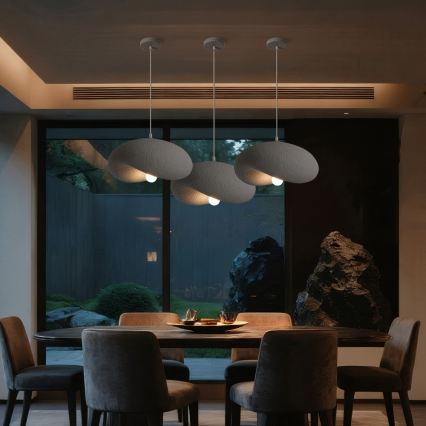 BRILAGI - Полилей на кабел WABI SABI 1xE27/60W/230V Ø 40 cm сив