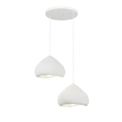 Brilagi - Полилей на кабел WABI SABI, 2xE27/40W/230V, Ø 45 cm, бял
