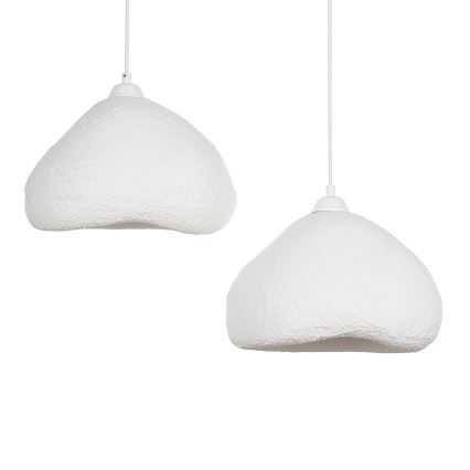 Brilagi - Полилей на кабел WABI SABI, 2xE27/40W/230V, Ø 45 cm, бял