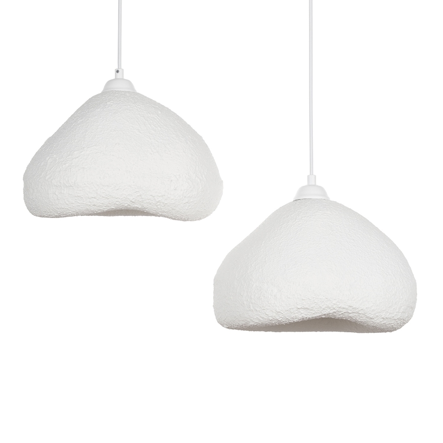 Brilagi - Полилей на кабел WABI SABI, 2xE27/40W/230V, Ø 45 cm, бял