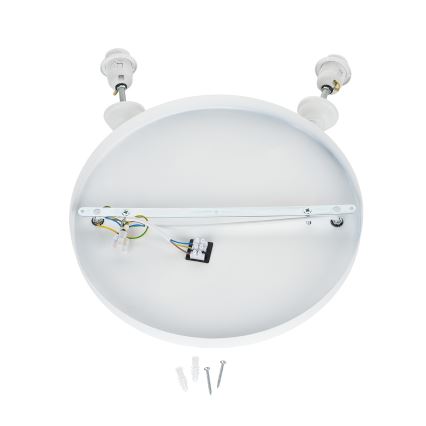 Brilagi - Полилей на кабел WABI SABI 2xE27/40W/230V Ø 74 cm бял