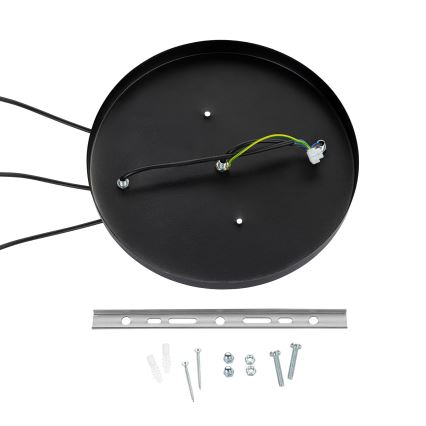 Brilagi - Полилей на кабел WABI SABI 3xE27/40W/230V Ø 60 см черен